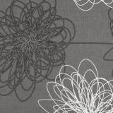 Kettler /KETTtex-Exklusiv® Comfort Sitz-und Hockerkissen 48x48x7cm, anthrazit floral mit Reißverschluß #1