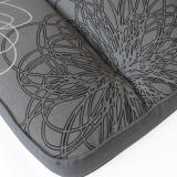 Kettler /KETTtex-Exklusiv® Gartenmöbel-Auflage, 100x50x7cm, anthrazit floral #3