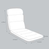 Kettler /KETTtex-Exklusiv® Liegenauflage 200x65x9cm, grau, KTH3 #2