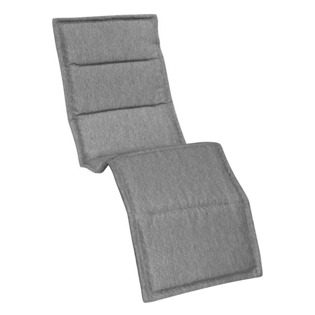 Kettler /KETTtex-Exklusiv® Bäderliegen-Auflage Tampa 205x55x3cm, silbergrau #1