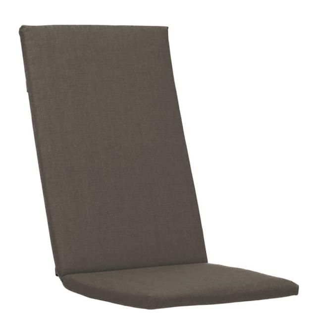 Kettler /KETTtex-Exklusiv® Hochlehner Auflage,123x50x4cm, anthrazit und Reißverschluß #1