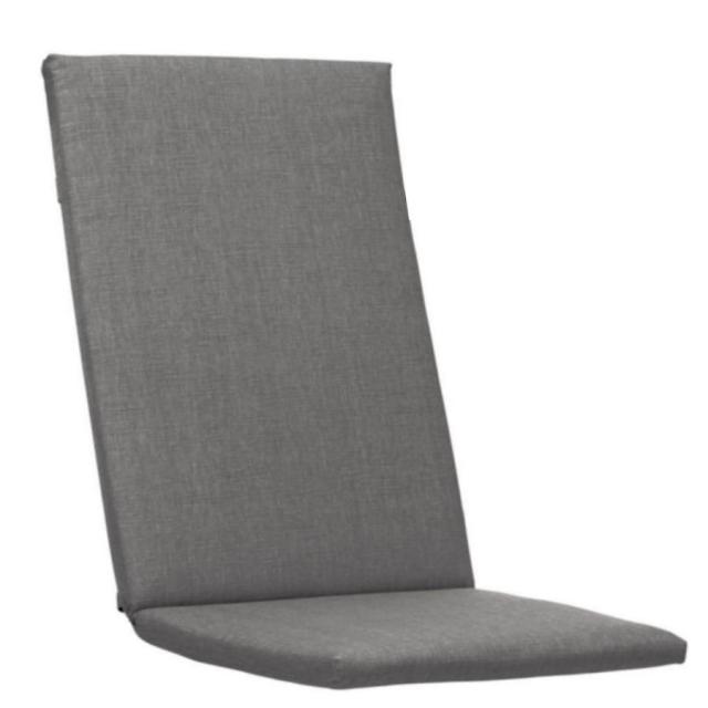 Kettler /KETTtex-Exklusiv® Hochlehner Auflage, 123x50x4cm, steingrau, mit Reißverschluß #1