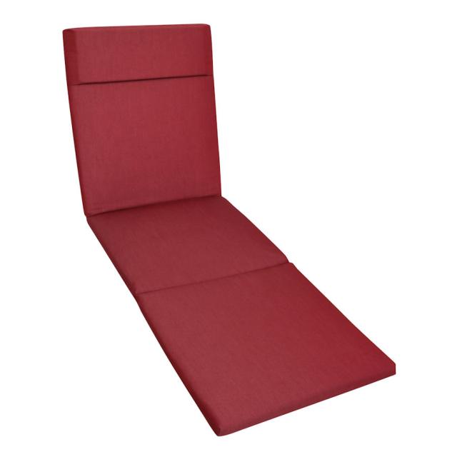 Kettler /KETTtex-Exklusiv® Liegenauflage mit Kopfpolster 200x60x4cm, bordeaux mit 3 Reißverschlüssen, (agora)® #1