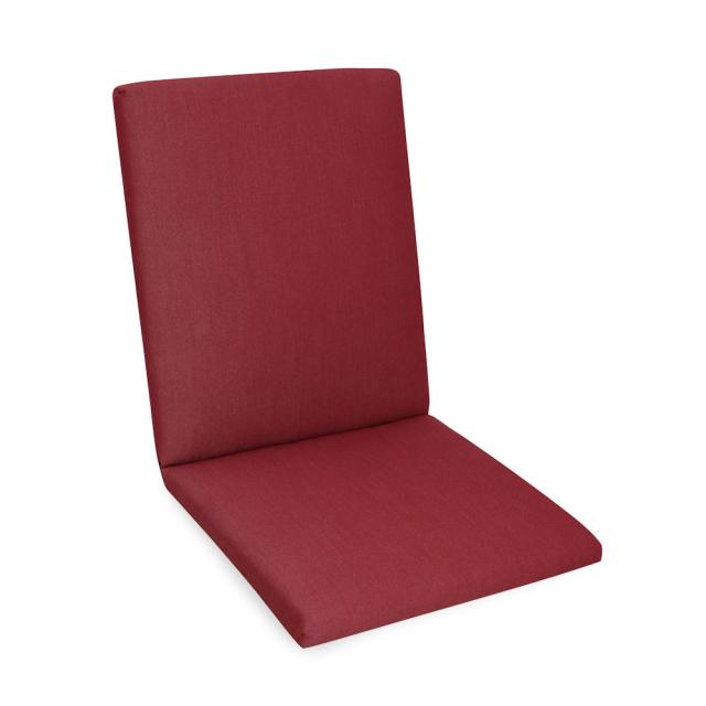 Kettler /KETTtex-Exklusiv® Mittellehner Auflage 109x50x4cm, bordeaux mit 2 Reißverschlüssen, (agora)® #1
