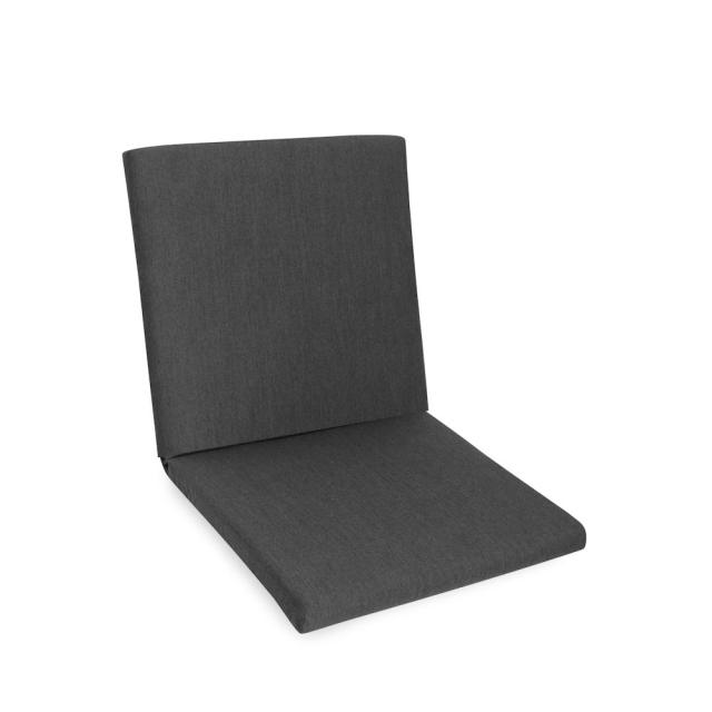 Kettler /KETTtex-Exklusiv® Niederlehner Auflage, 103x50x4cm, anthrazit mit 2 Reißverschlüssen, (agora)® #1