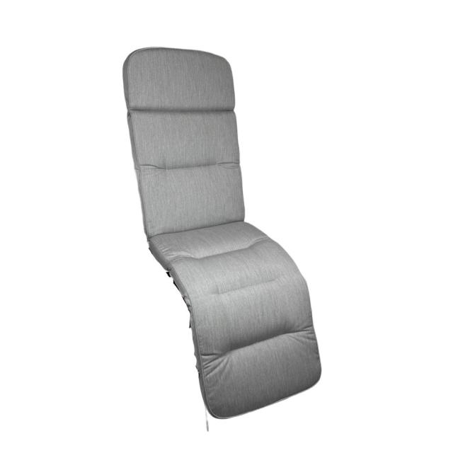 Kettler /KETTtex-Exklusiv® Relaxliegen Gartenmöbel-Auflage, 175x50x9cm, silbergrau, KTH3 (agora)® #1