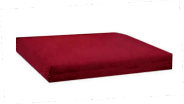 Kettler /KETTtex-Exklusiv® Comfort Sitz-und Hockerkissen, 48x48x7cm, rubinrot mit Reißverschluß #1