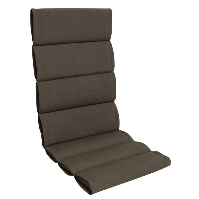Kettler /KETTtex-Exklusiv® Hochlehner Auflage 120x50x3/5cm, anthrazit/mocca, Comfort Plus #1