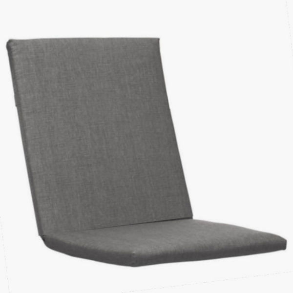 Kettler /KETTtex-Exklusiv® Mittellehner Auflage, 109x50x4cm, steingrau, mit Reißverschluß #1