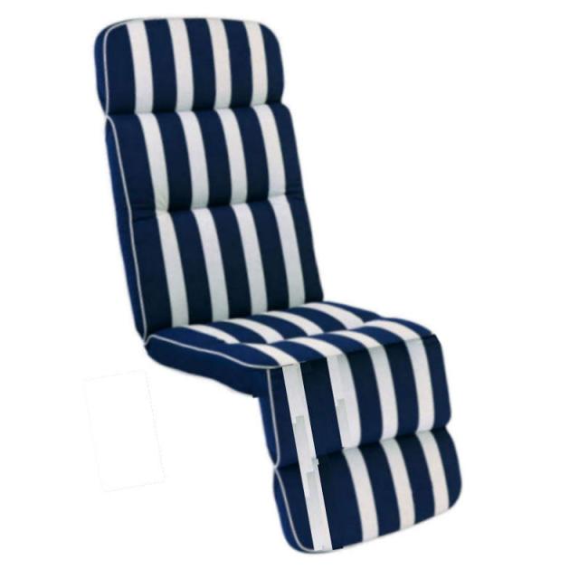 Kettler /KETTtex-Exklusiv® Relaxliegen Auflage, 175x50x9cm, blau gestreift, KTH3 #1