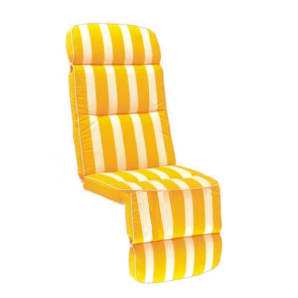Kettler /KETTtex-Exklusiv® Relaxliegen Auflage 175x50x9cm, gelb gestreift, KTH3 #1