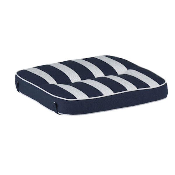 Kettler /KETTtex-Exklusiv® Sitz-und Hockerkissen 50x50x9cm, blau gestreift, KTH3 #1