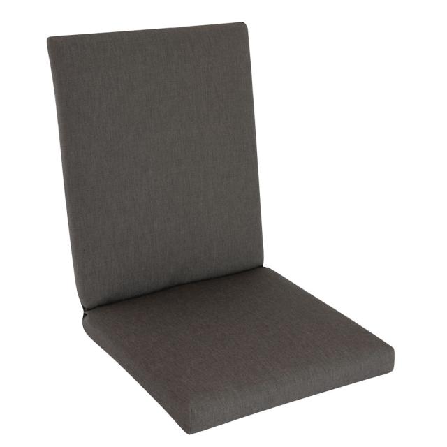 Kettler /KETTtex-Exklusiv® Comfort Mittellehner Auflage, 106x50x4/7cm, anthrazit/mocca mit 7cm Sitzpolster und Reißverschluß #1