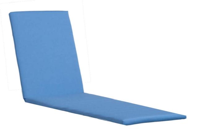 Kettler / KETTtex-Exklusiv® Liegenauflage, 200x60x4cm, blau mit Reißverschluß #1