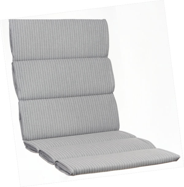 KETTtex-Exklusiv® Mittellehner Auflage 109x50x3cm, hellgrau mit feinen Streifen, solange Vorrat reicht #1