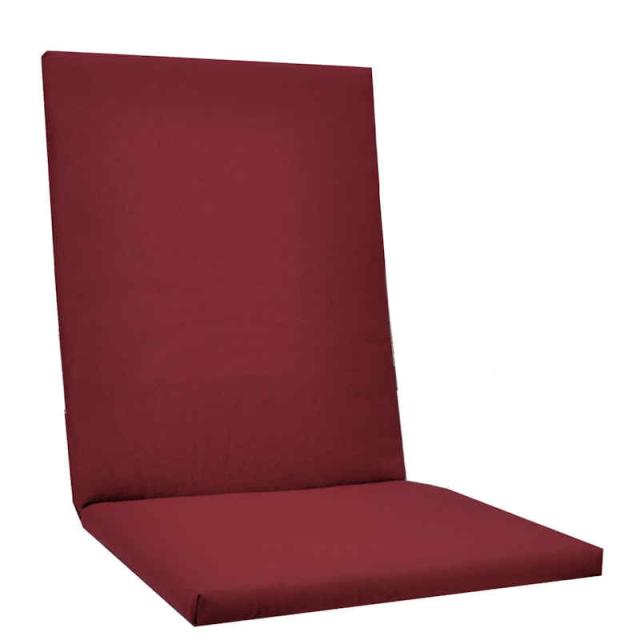 Kettler /KETTtex-Exklusiv® Mittellehner Auflage, 109x50x4cm, rubinrot, mit Reißverschluß #1