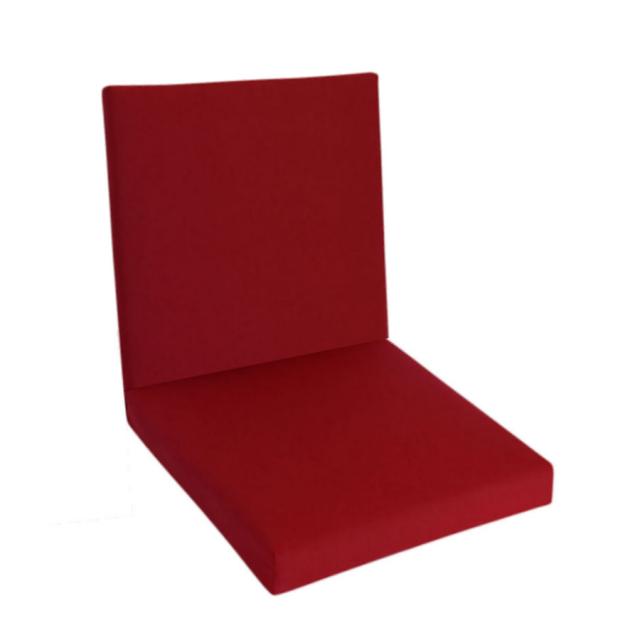 Kettler /KETTtex-Exklusiv® Comfort Niederlehner Auflage 100x50x4/7cm, rubinrot mit 7 cm Sitzpolster und Reißverschluß #1
