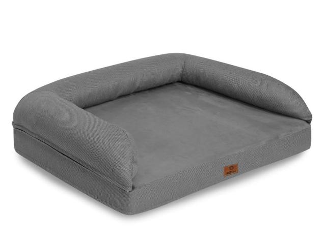 KETTtex Exklusiv orthopädisches Ergo Hunde/Katzen Liegebett, Größe XL 120x75x10/23cm #1