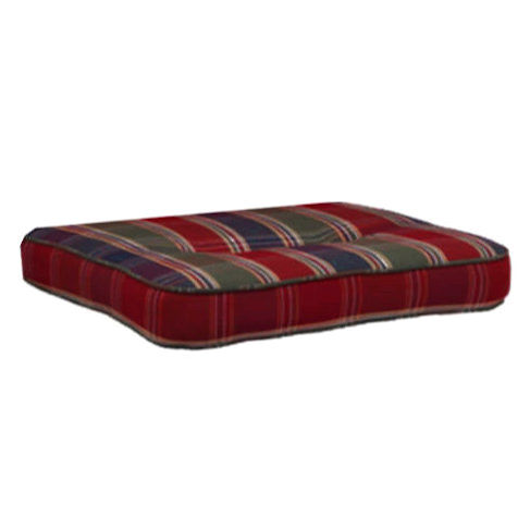 Kettler /KETTtex-Exklusiv® Sitz-und Hockerkissen 50x50x9cm, rot-blau-grün kariert, KTH3 #1
