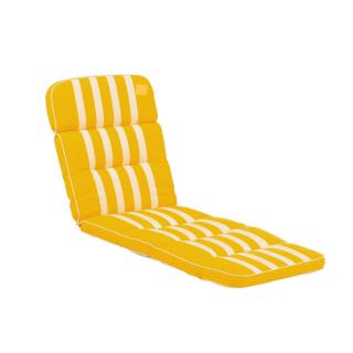 Kettler / KETTtex-Exklusiv® Liegenauflage 200x65x9cm, gelb gestreift, KTH3