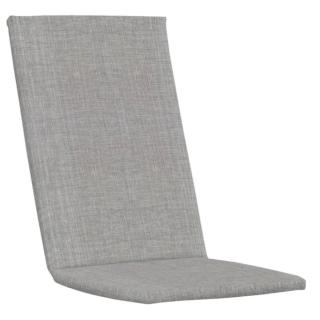 Kettler /KETTtex-Exklusiv® Hochlehner Auflage, 123x50x4cm, silbergrau und Reißverschluß