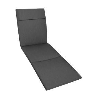 Kettler /KETTtex-Exklusiv® Liegenauflage mit Kopfpolster 200x60x4cm, anthrazit mit 3 Reißverschlüssen, (agora)®