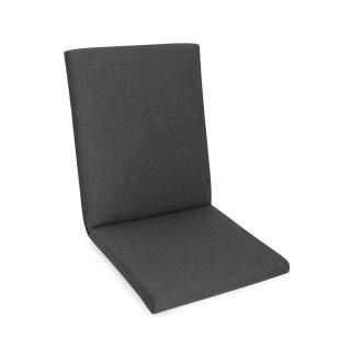 Kettler /KETTtex-Exklusiv® Mittellehner Auflage 109x50x4cm, anthrazit mit 2 Reißverschlüssen, (agora)®