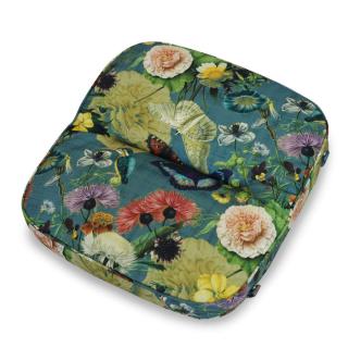 Kettler /KETTtex-Exklusiv® Sitz-und Hockerkissen 50x50x9cm, Butterfly