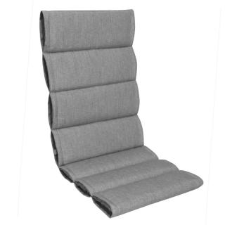 Kettler /KETTtex-Exklusiv® Hochlehner Auflage 120x50x3/5cm, silbergrau, Comfort Plus