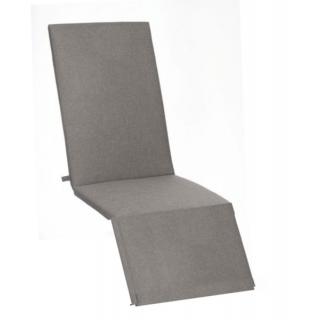 Cirrus-Relax-Auflage 170x50x4cm, anthrazit-grau mit Reißverschluß