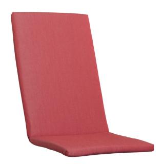 KETTtex-Exklusiv® Hochlehner Auflage, 123x50x4cm, ziegelrot, mit Reißverschluß, solange Vorrat reicht