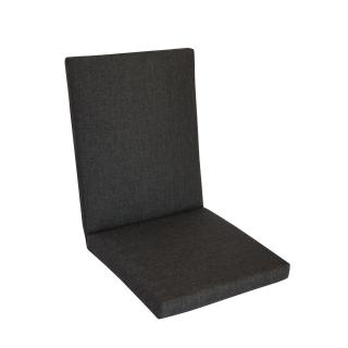 Kettler /KETTtex-Exklusiv® Comfort Mittellehner, Auflage 106x50x4/7cm, anthrazit - Waterproof, mit 7cm Sitzpolster und Reißverschluß